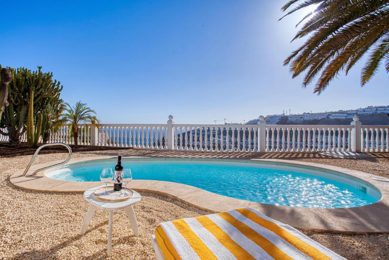 Stunning Villa With Breathtaking Ocean View Mogán Buitenkant foto