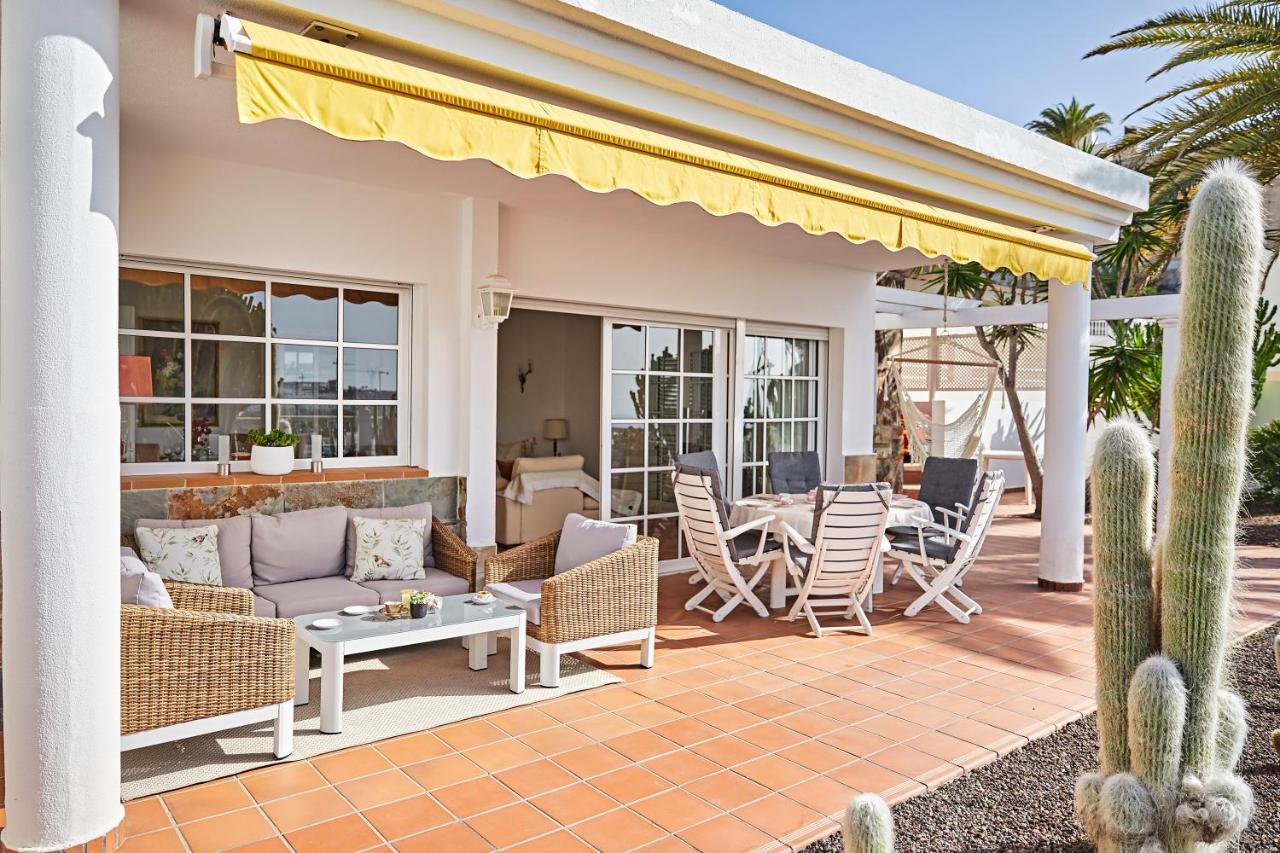 Stunning Villa With Breathtaking Ocean View Mogán Buitenkant foto